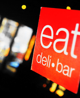 Eat Deli & Bar Sign